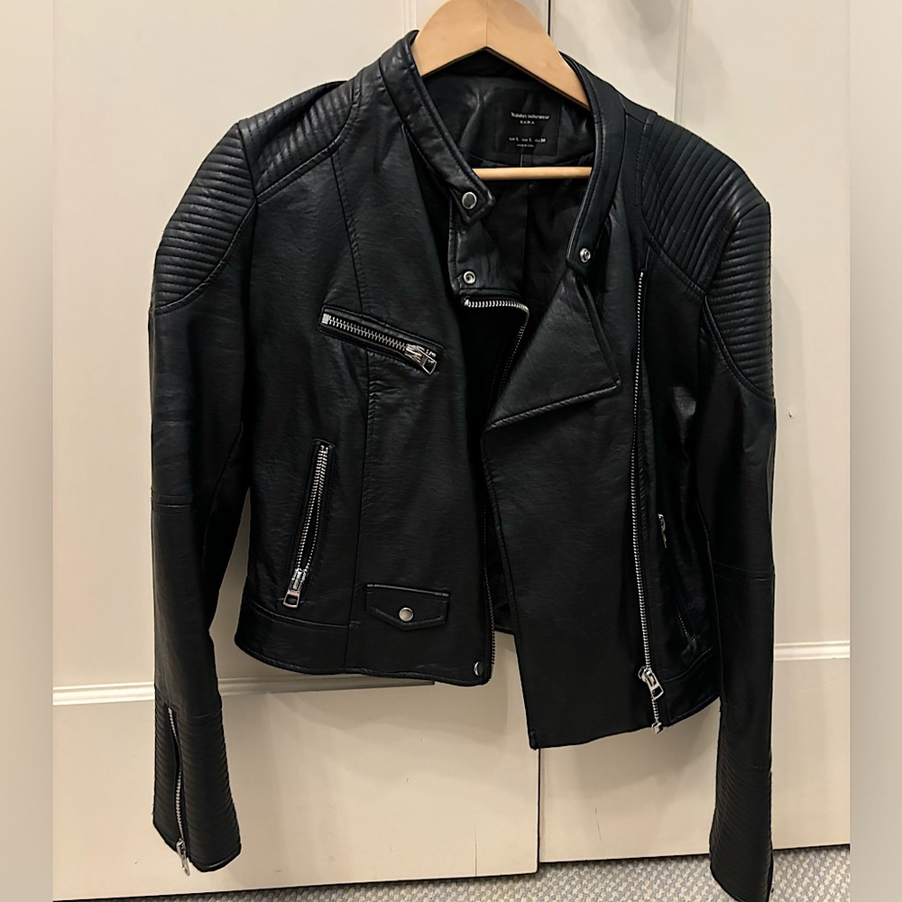 Zara Trafaluc Faux Leather Jacket